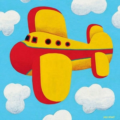 Oopsy Daisy's In Flight Canvas Wall Art - Size 10x10