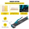 VEVOR Tile Cutter 31 In,Manual Tile Cutter Single Rail with Precise Laser Positioning, Alloy Cutter Wheel with Ergonomic Handle, Accurate Rulers,Blue - 4 of 4
