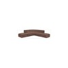 Meridian Furniture,Arc Brown Vegan Leather Modular Sofa - 3 of 4