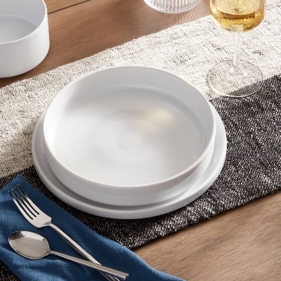 40oz Stoneware Stella Dinner Bowl White - Threshold&#8482;