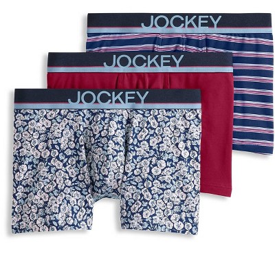 Jockey Men's True Style 4" Trunk - 3 Pack