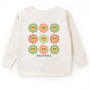 The Juniper Shop SmileyWorld Flowers With Sunglasses Youth Sweatshirt - 1 of 4