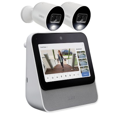 Lorex Smart Home Security Center Wi-Fi System with Two 1080p Outdoor Bullet Cameras