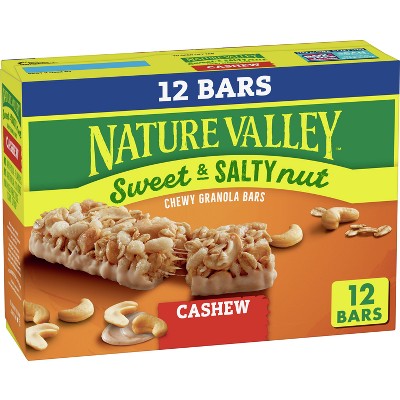 Nature Valley Sweet and Salty Cashew Value pack - 12ct