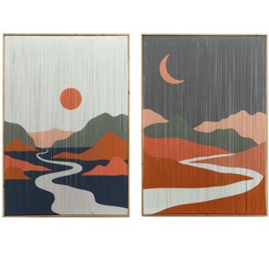 Gulches 26.5" x 38.5" Rectangular Tassel Print Wall Art, Home Decor for Living Room Bedroom Office Hallway - 1 of 4