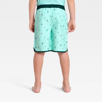 Disney Boys' Stitch Swim Trunks - Aqua Blue 5-6 — фото 2