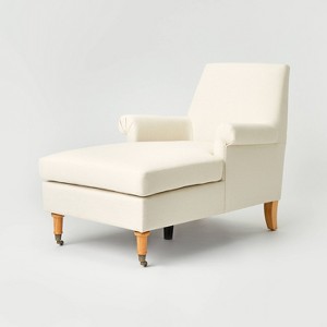Mercer Chaise Natural Linen - Threshold™ designed with Studio McGee - 1 of 4