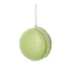 Kurt Adler Claydough Ornaments for Christmas Tree, Pastel Glittered Macaroons, Assorted (Pack of 3) - 3 of 4