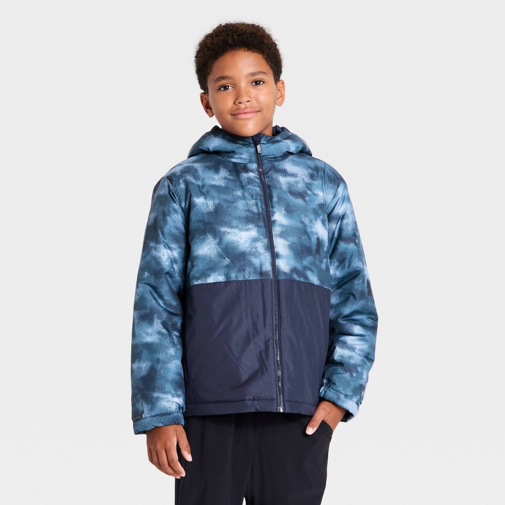 Kids' 3-in-1 Jacket - All In Motion™ Blue Camo XXL