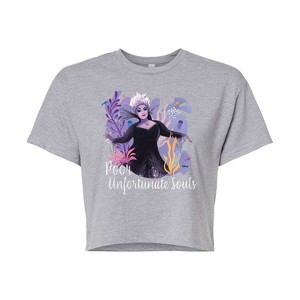 Women's - Disney - Poor Unfortunate Soul Cropped Graphic T-Shirt - 1 of 4