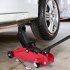 2 Ton Hydraulic Floor Jack - Low Profile 4400 Lbs Portable Car Lift, Heavy Duty Steel Trolley Jack, Lift Range 3.35"-13"£¬ for Garage & Home Use - 2 of 4