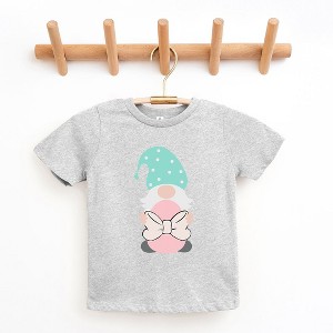 The Juniper Shop Easter Gnome With Egg Toddler Short Sleeve Tee - 1 of 2