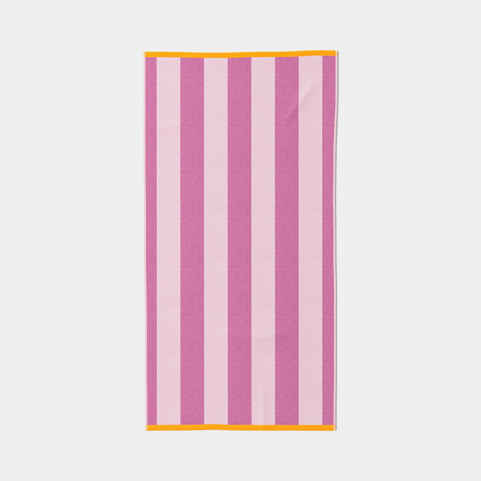 32"x62" Vertical Cabana Striped Reversible Beach Towel Pink - Sun Squad™