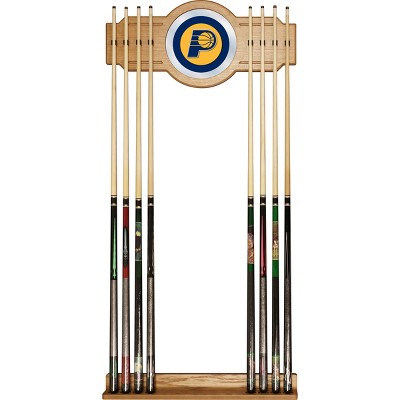NBA Indiana Pacers Billiard Cue Rack with Mirror