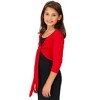 Girls Tie Front Cropped Cardigan Shrug - 2 of 4