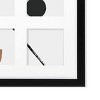 Golden State Art 16x16 Wood Picture Frame 0.84 Inch Thickness with Mat for Nine 4x4 Photos - Pack of 6 - 3 of 4