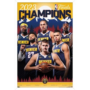 Trends International NBA Denver Nuggets - 2023 NBA Finals Champions Framed Wall Poster Prints - 1 of 4