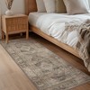 ABYNOW Low Pile Area Rug, Non-Slip Vintage Print, for Living Room, Bedroom, Dining Room, Home Office & Hall - 3 of 4