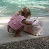 Sunnylife Kids Canvas Beach Bag - Strawberry Sunshine Pink Stripe - Tote - 3 of 4
