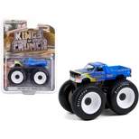 1996 Ford F-250 Monster Truck "Bigfoot #7" Blue w/Flames "Bigfoot at Race Rock" 1/64 Diecast Model Car by Greenlight