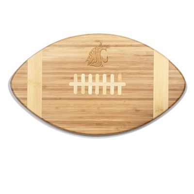 NCAA Washington State Cougars Touchdown! Football Cutting Board & Serving Tray - Brown