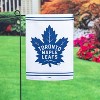 Embossed Suede, Toronto Maple Leafs Double Sided Indoor Outdoor Decor 18" x 12.5" - 3 of 4