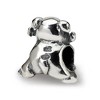 Black Bow Jewelry Sterling Silver Dog with a Bone Bead Charm - 2 of 4