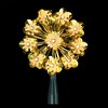 Northlight 5.5" Gold Snowflake Starburst Christmas Tree Topper - Clear Lights - 2 of 2