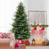 Tangkula 8 FT Prelit Artificial Christmas Tree w/ 778 PVC PE Branch Tips 450 Warm White LED Lights - 3 of 4