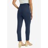 Jessica London Women's Plus Size Perfectease Slim Straight Pant - 3 of 4