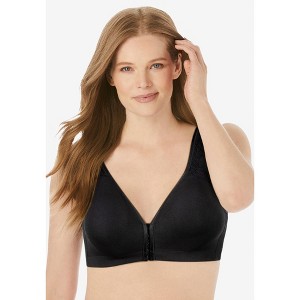 Catherines Cotton Comfort Front-Close No-Wire Bra - 1 of 2