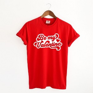 Simply Sage Market Women's Be My Valentine Retro Short Sleeve Garment Dyed Tee - 1 of 4