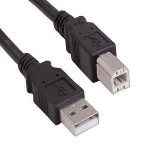 SANOXY Cables and Adapters; 1ft USB 2.0 A Male to B Male Cable, Black - 1 of 3