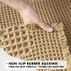 Attop Set of 2 Waffle Bathroom Rugs, Boho Bath Rugs Non Slip Washable,Ultra Soft Rubber Backed Shower Mats for Bathroom Floor - 4 of 4