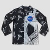 Boys' NASA Space 2pc Coat Pajama Set - Black - 2 of 3