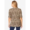 Jessica London Women's Plus Size Stretch Knit Pleated Tunic - 3 of 4