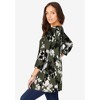 Jessica London Women's Plus Size Stretch Knit Swing Tunic - 4 of 4