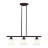 Livex Lighting Somerville 3 - Light Chandelier in  Bronze - 2 of 4