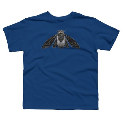 Boy's Design By Humans Monochrome Cicada By Realkey T-Shirt