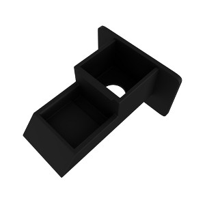 Brixwell 60-957 Balance Top Sash Guide Set of Left And Right Hand Black Finish - 1 of 4