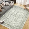 Fulvari Vintage Floral Rugs,Washable Area Rugs, Low Pile Non Shedding Stain Resistant Rugs for Bedroom Dining Room Home Office Department - 2 of 4