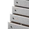 33" Cleo Decorative Storage Drawer Gray Boucle - Acme Furniture: Boucle Finish, 5 Drawers, Wood Composite, No Assembly Required - 2 of 4