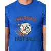 American Baseball T-Shirt Men's Firecracker Fastball USA Tee - 4 of 4
