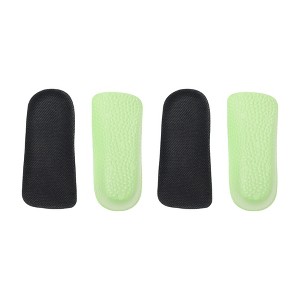 Unique Bargains Durable Invisibility Height Increase Half Pad Shoe Inserts 2 Pair - 1 of 4