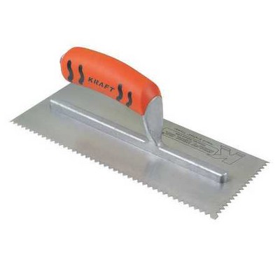 SUPERIOR TILE CUTTER INC. AND TOOLS ST414PF Trowel,V-Notch,11in. L x 4-1/2in. W