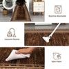 COZONY Washable Runner Rug for Kitchen Hallway Bathroom, Non-Slip Low Pile Neutral Carpet, Solid Border Laundry Room & Entryway Rug - 4 of 4