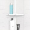 Hirise Four Corner Standing Shower Caddy With 9' Tension Pole Rust Proof  Aluminum Shower Organizer - Better Living Products : Target