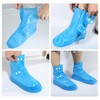 Unique Bargains Waterproof Reusable Rain Shoe Covers Ankle-high Boots Non-Slip 1 Pair - 4 of 4
