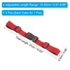 Unique Bargains Adjustable Quick-Release Buckle Backpack Chest Straps 4 Pcs - 2 of 4