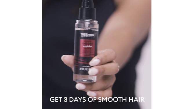 Tresemme Weightless Silk Serum for Intense Salon-Level Shine Keratin Smooth with Heat Protection and Frizz Control - 3.3oz, 2 of 9, play video